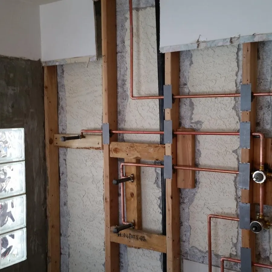 Copper pipe installation for Repiping in Mandan